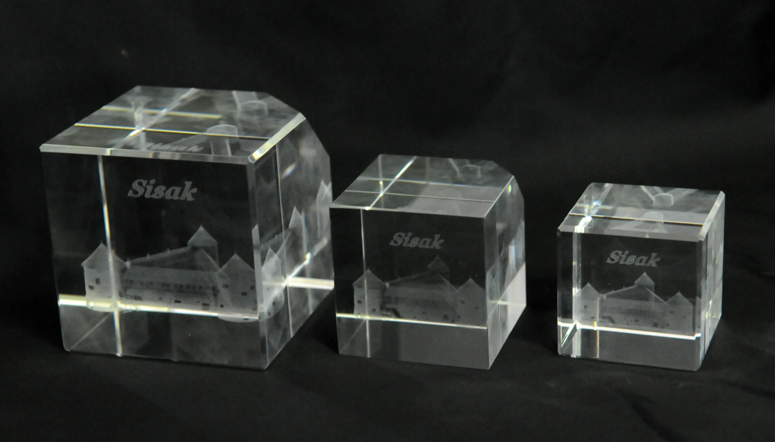 Kocka 3D - Stari grad (velika, srednja, mala)