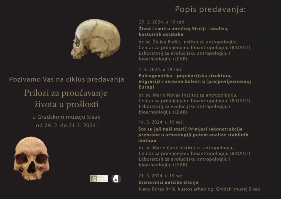 Popis arheoloških predavanja