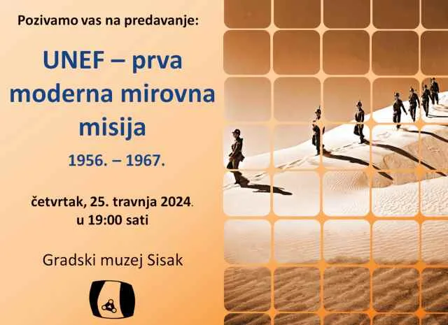 Predavanje unef prva moderna mirovna misija pozivnica