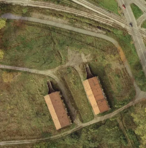 Barutana snimljena iz zraka