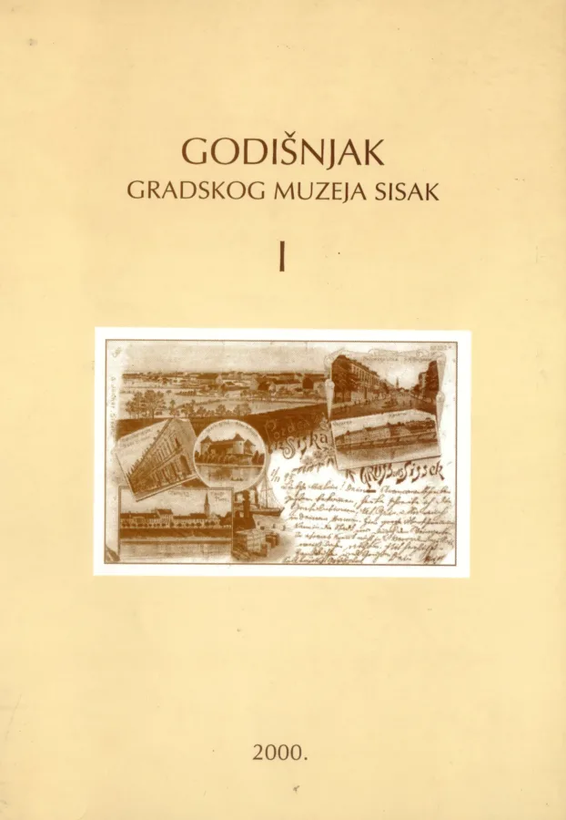 Godišnjak gradskog muzeja Sisak br. 1, 2000., 4 €