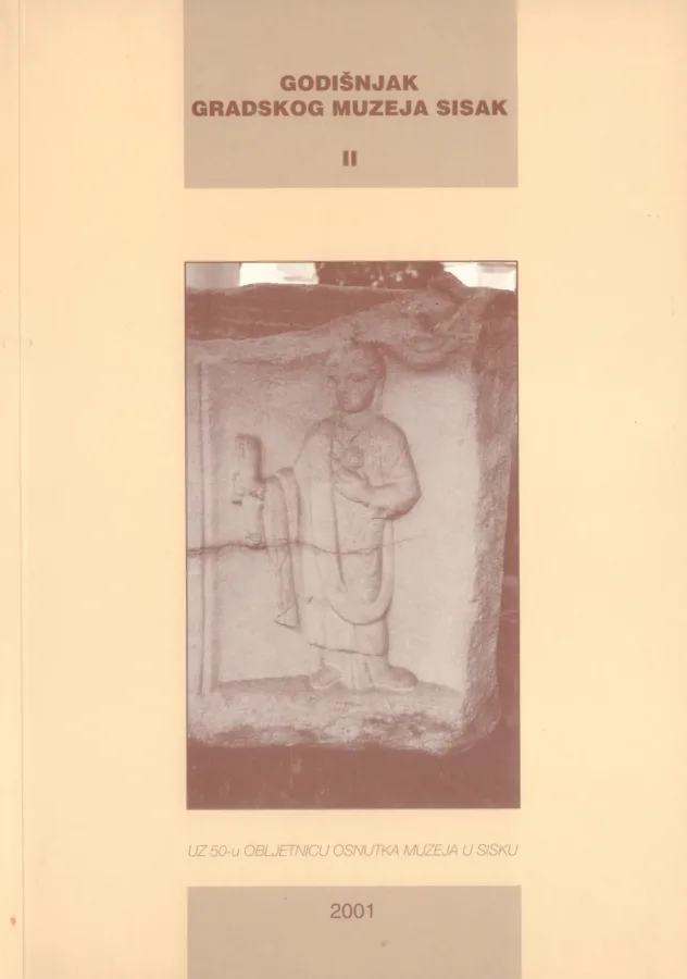 Godišnjak gradskog muzeja Sisak, br. 2, 2001., 4 €