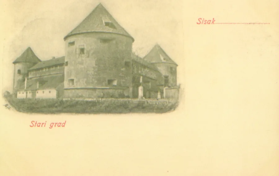 Razglednica, motiv Stari grad, 1 €